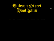 Tablet Screenshot of hudsonstreethooligans.com